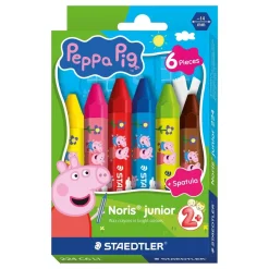 Voksfarve Staedtler Noris Junior Gurli Gris ass (6)