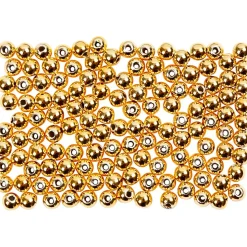 Voksperler, diam. 2,7 mm, hulstr. 0,7 mm, guld, 150stk.