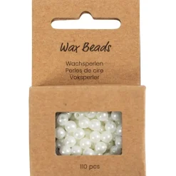 Voksperler, diam. 5 mm, hulstr. 1,7 mm, perlemor, 110stk./ 1 pk.