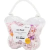 Voksperler, hulstr. 1,3-2,5 mm, pastelorange, soft rosa, lys lilla, perlemor, 127 g