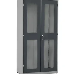 Værktøjsskab GBP 1020x540x2000mm med plexiglas, RAL7004/7024