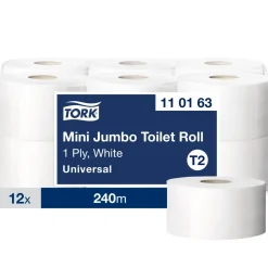 WC papir Tork 110163 Jumbo Mini T2 Advanced - 12 ruller