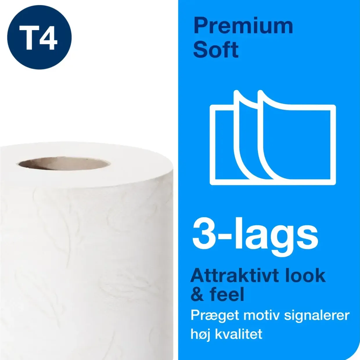 WC papir - Tork 110317 Premium 3-lags - 42 stk