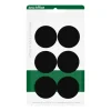 Whiteboard magnet - BNT - Sort - Rund Ø 3 cm - 6 stk.