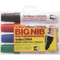 Whiteboard Marker Artline 5100A BIG 4-sæt
