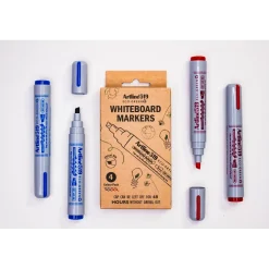 Whiteboardmarker - Artline ECO-GREEN EK-519 - Blå og Rød - 4 stk