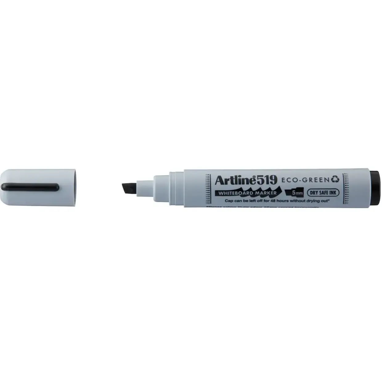 Whiteboard marker, Artline 519 ECO-GREEN, 2.0-5.0mm, sort - Køb minimum 12 stk.