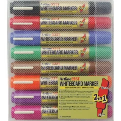 Whiteboard Marker Artline 525T 2-i-1 8-sæt