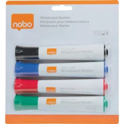 Whiteboard marker Nobo Glide ass (4) - Køb minimum 10 stk.