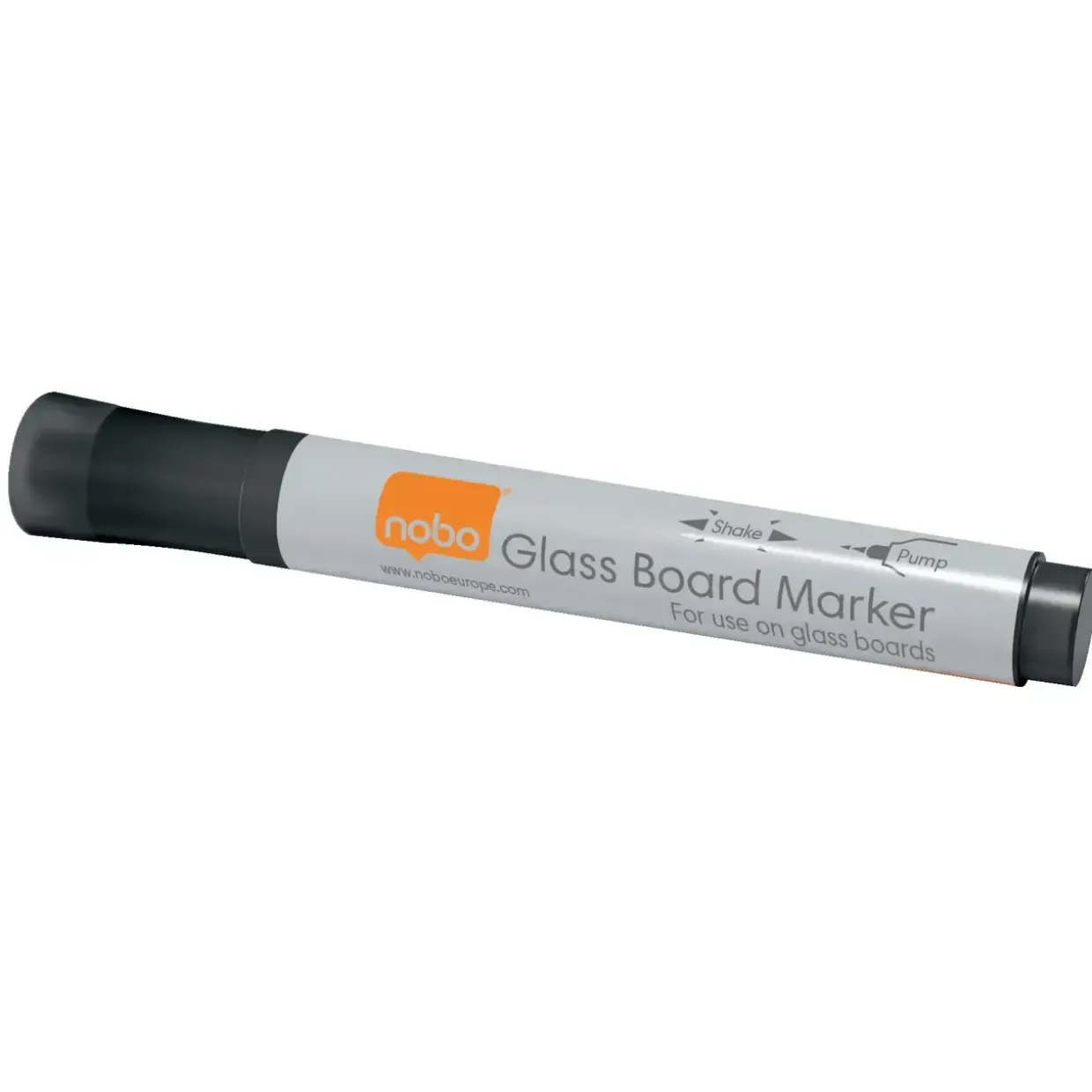 Whiteboard marker Nobo til glastavler sort (4)