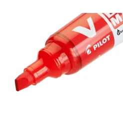 Whiteboard marker - Pilot - V Board - chisel/broad BG - Rød