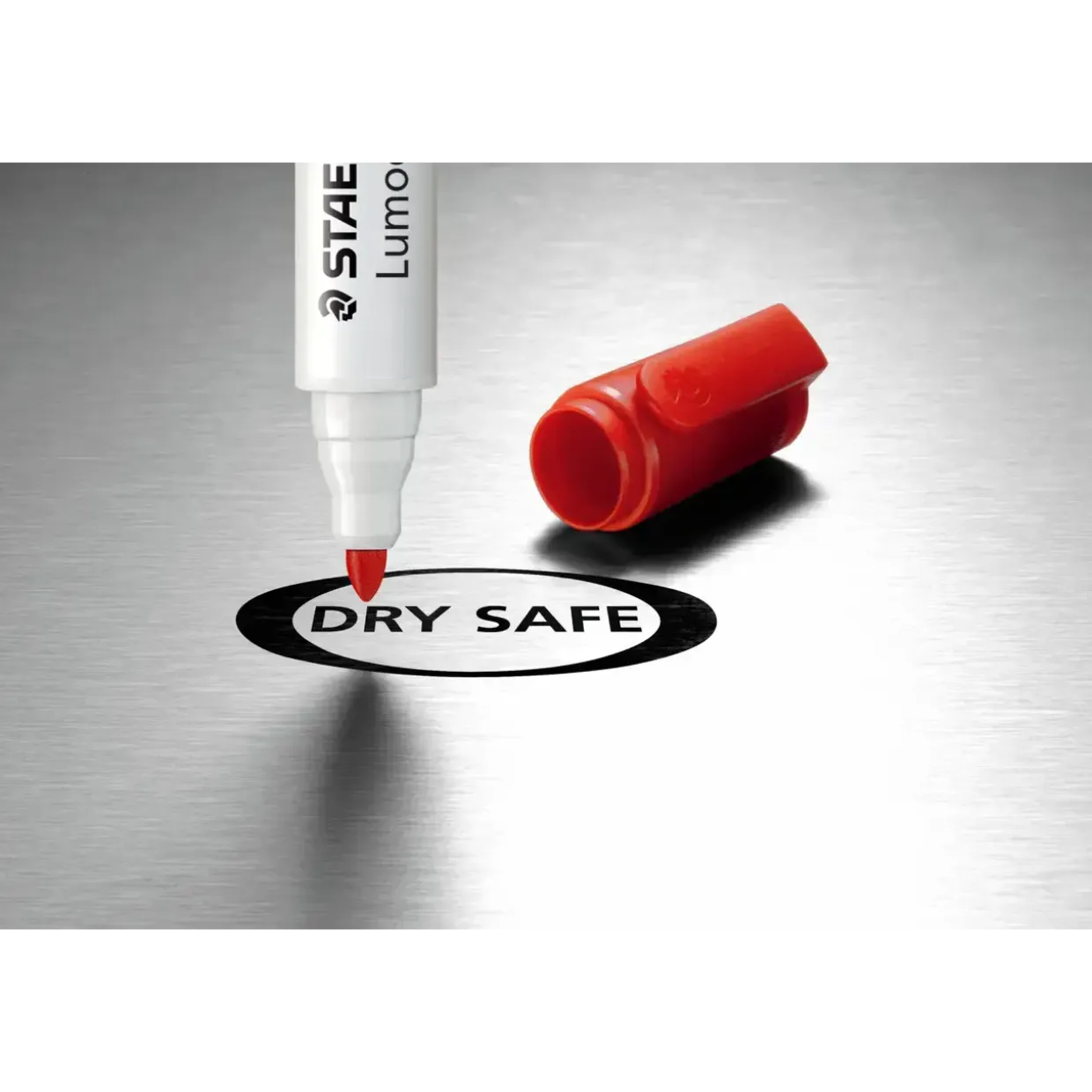 Whiteboard marker - Staedtler Lumocolor rød 2,0 mm - 10 stk
