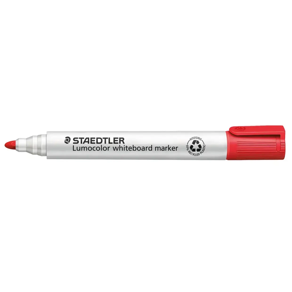 Whiteboard marker - Staedtler Lumocolor rød 2,0 mm - 10 stk