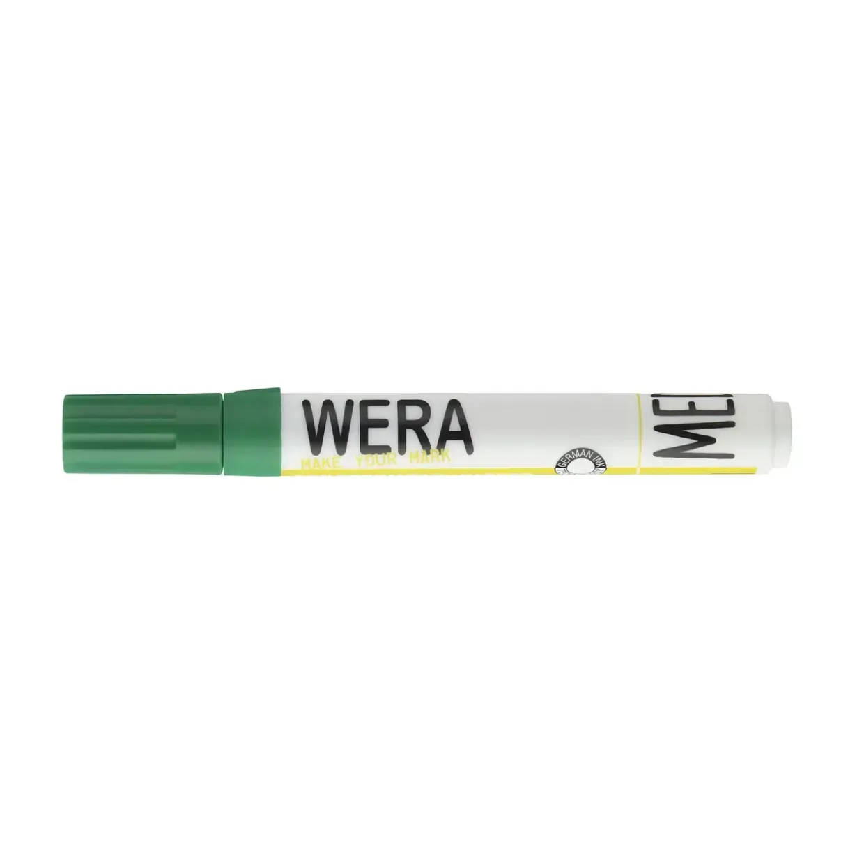 Whiteboardmarker WERA grøn kantet spids 1-4mm - 12 stk
