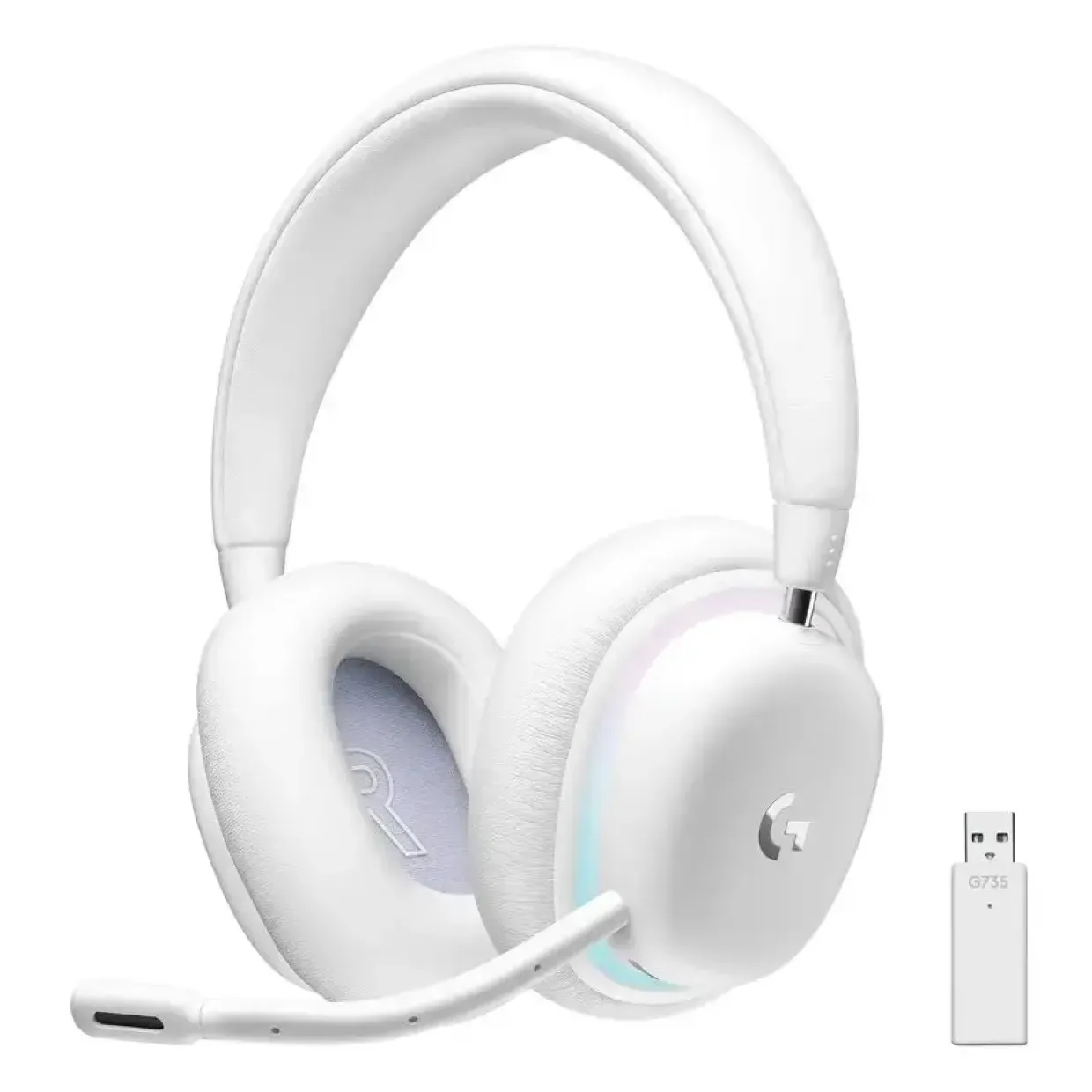 Wireless Gaming Headset Logitech G735, Off White