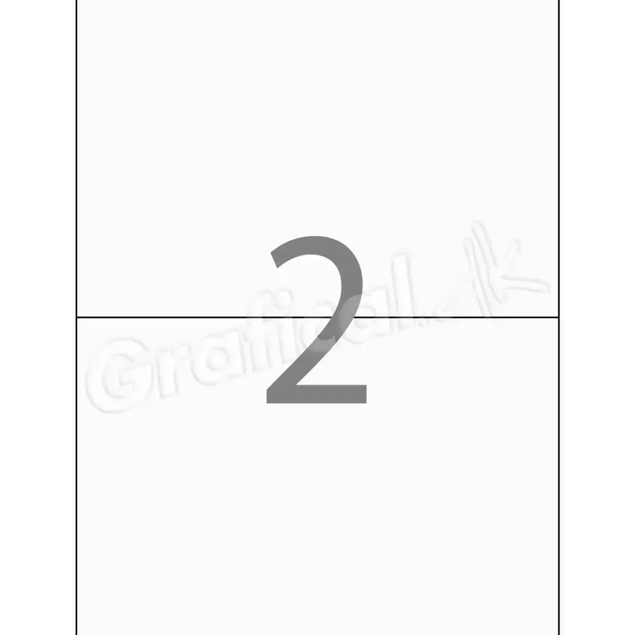 Xerox Labels - 2 pr. ark 199 x 143 mm 003R97525 - 100 ark