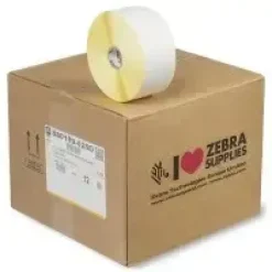 Zebra Label Roll Paper 25 x 51mm 2580pcs hvid - Køb minimum 12 stk.